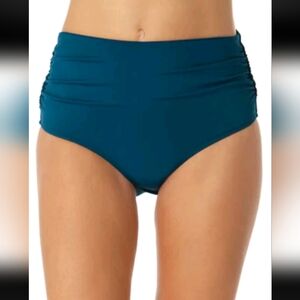 Anne Cole High-Waisted Plus Size Bikini Bottom 24W NWT #A28
